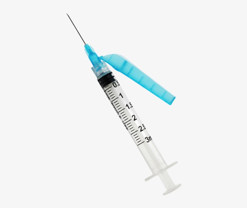 Micsafe Safety Syringe Seringue Securitaire Domrex - Safety Syringes, transparent png download