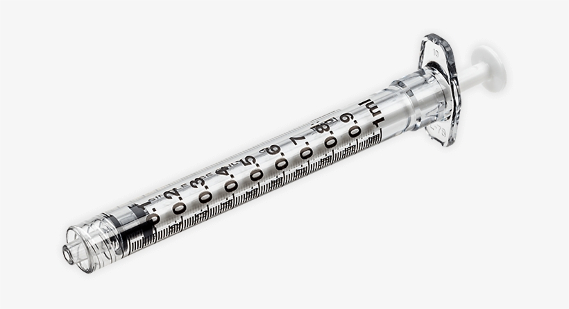 Syringe Needle Png Picture - 1 Ml Syringe Luer Lock, transparent png download