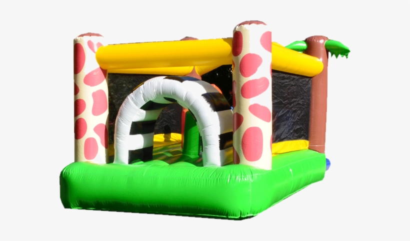 Jungle Obstacle Water Slide - Jumporange Amazing Jungle Water Fall Bounce House, transparent png download