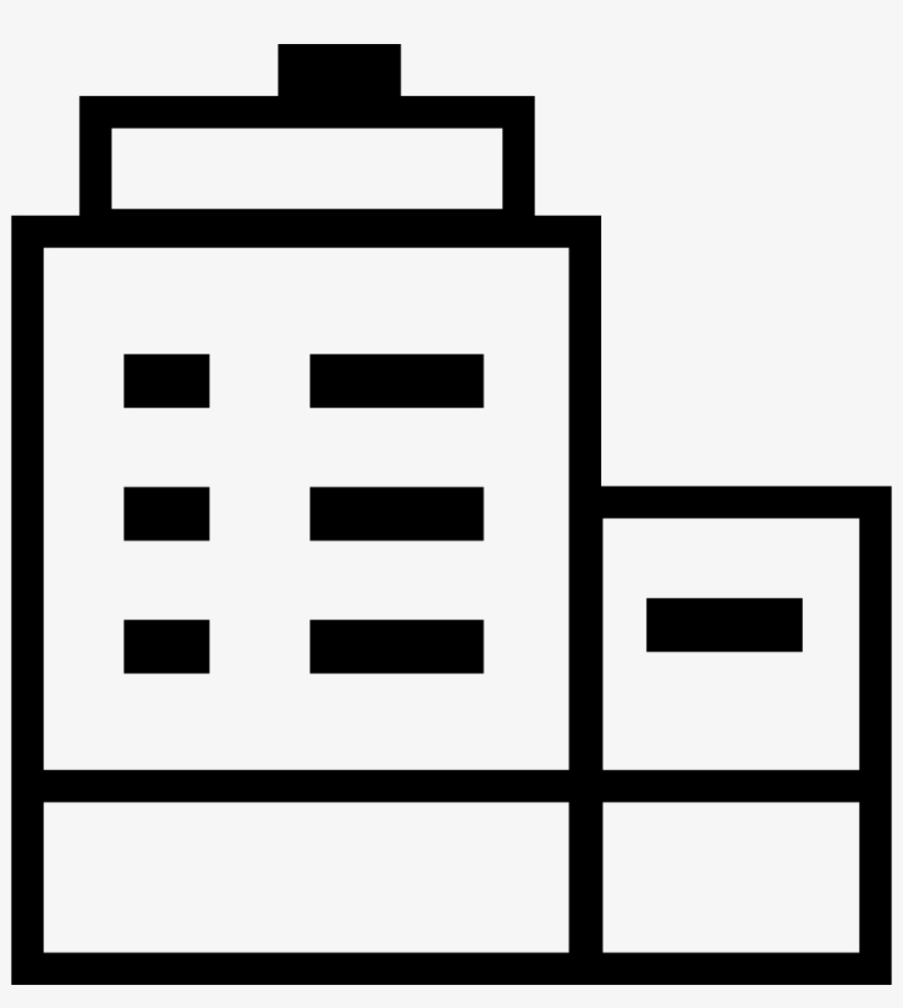 Single Line Tall Building - Vector Graphics, transparent png download