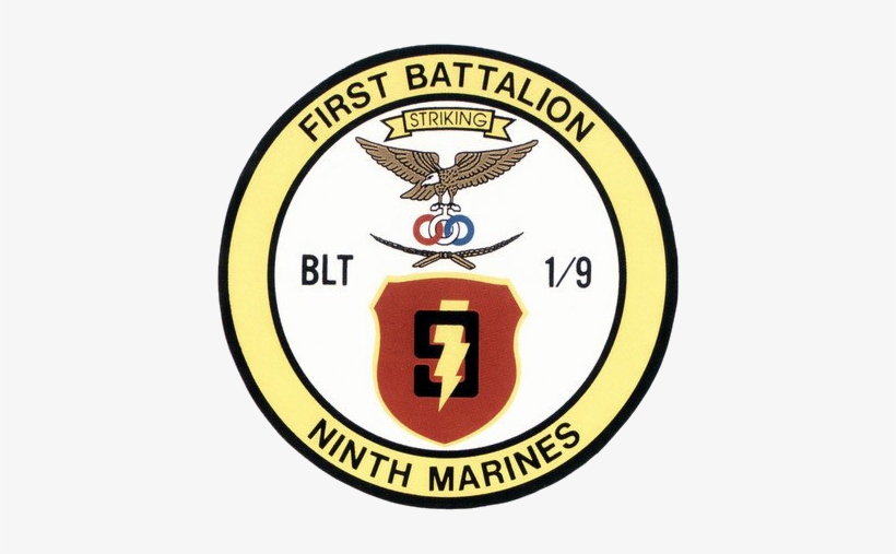 Insignia Of The 1st Battalion, 9th Us Marine Regiment - East Carolina University, transparent png download