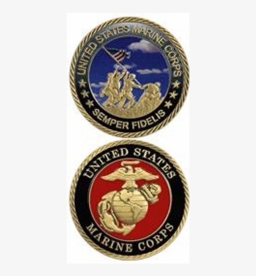 Us Marine Corps Challenge Coin, transparent png download
