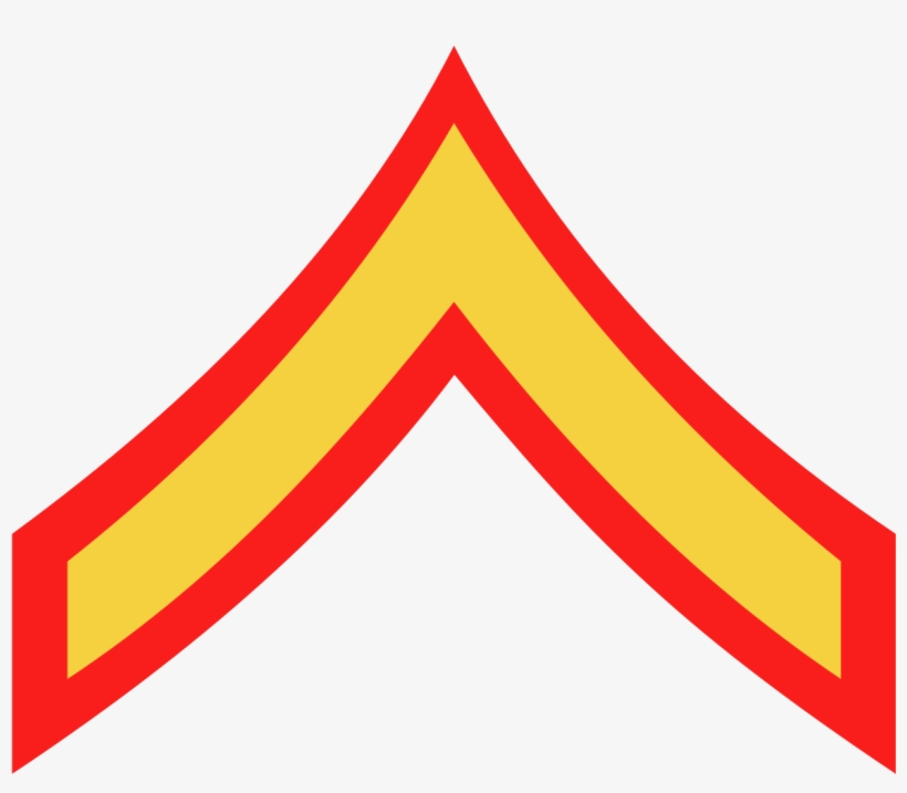 Marine Private First Class Insignia, transparent png download