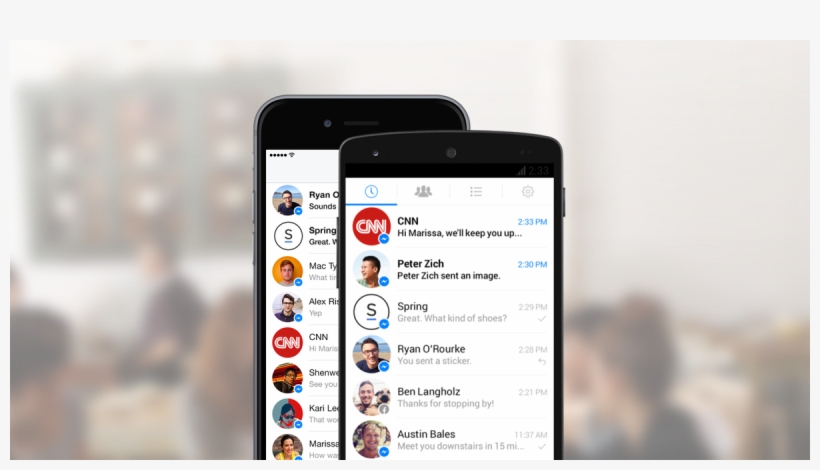 Phone Png Messenger Has More Than 11 000 Bots - Facebook Messenger, transparent png download