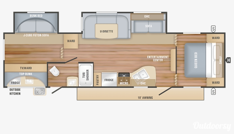 2018 Jayco Rocky Mountian 32bh Delivery Enderby, Bc - Jayco Jay Flight Slx 324bds, transparent png download