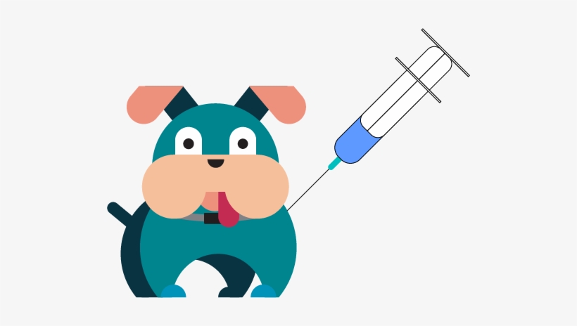 Dog Vaccination - Dog, transparent png download