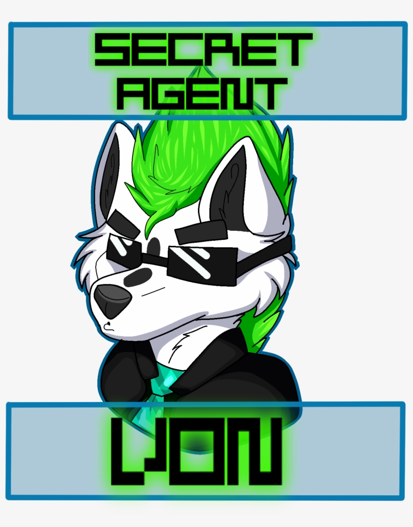 Secret Agent Von *furrydelphia Badge* - Cartoon, transparent png download