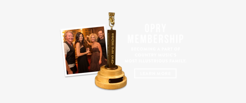 Jennifer Nettles & Carrie Underwood - Grand Ole Opry Member Trophy, transparent png download