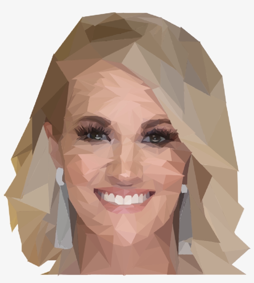 Low-poly Image Of The Queen Herself, Carrie Underwood - Illustration, transparent png download