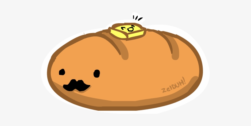 Drawn Bread Kawaii - Kawaii Bread Transparent PNG - 551x332 - Free