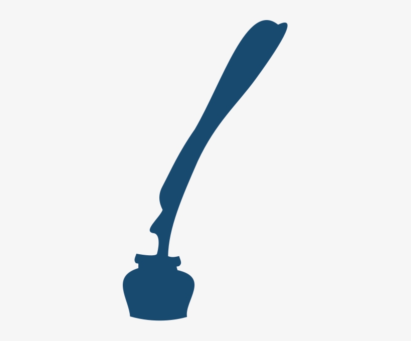 Inkwell With Quill Png Images 330 X - Quill, transparent png download