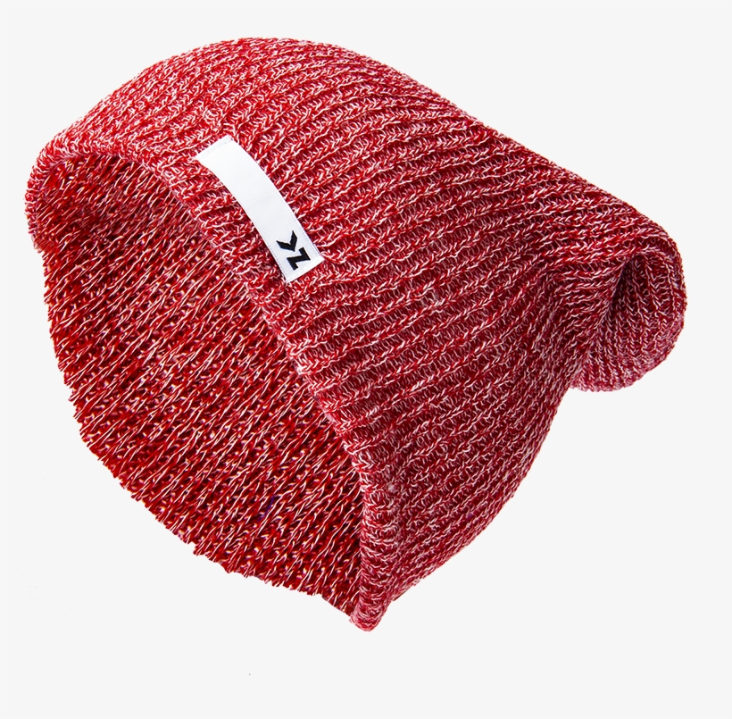 Heather Red Beanie - Beanie, transparent png download
