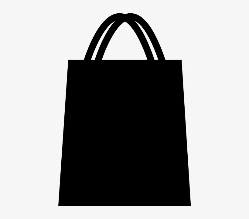 Bag Shop Shopper Shopping Icon Bag The Black Bag - Bag, transparent png download