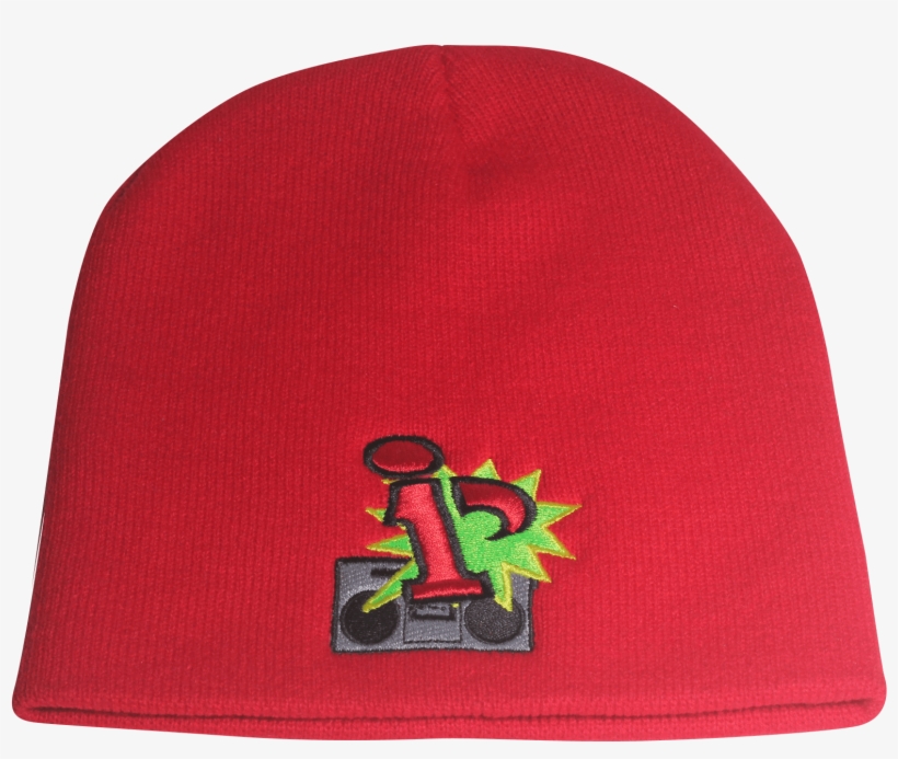 Ipictorial Radio 12 Inch Solid Knit Beanie Red, transparent png download
