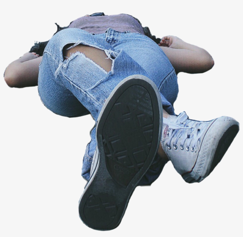 Laying Layingdown Girl Female Model Femalemodel Portrai - Leather, transparent png download