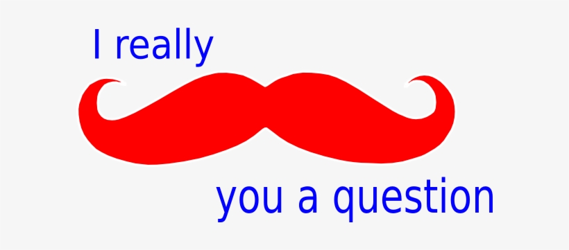 Mustache You A Question Red White And Blue Clip Art - Logo Of Breast Cancer, transparent png download