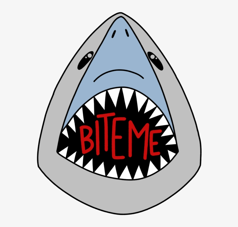 The Great Bite Me Shark - Circunferencias Concentricas, transparent png download