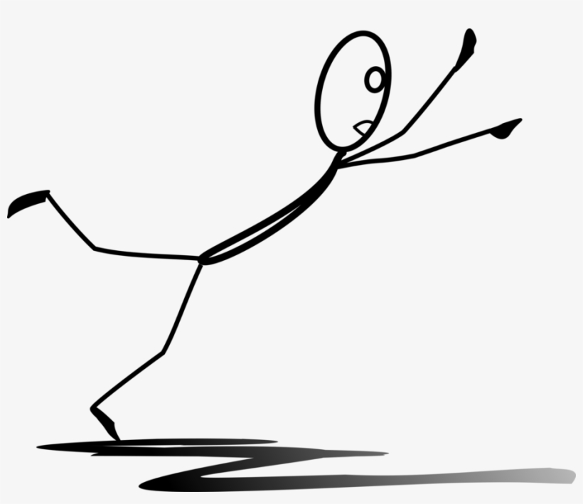 Youtube Computer Icons Download Stick Figure Document - Falling Clip Art, transparent png download