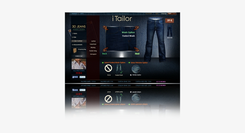 Picture Jeans Small - Jeans, transparent png download