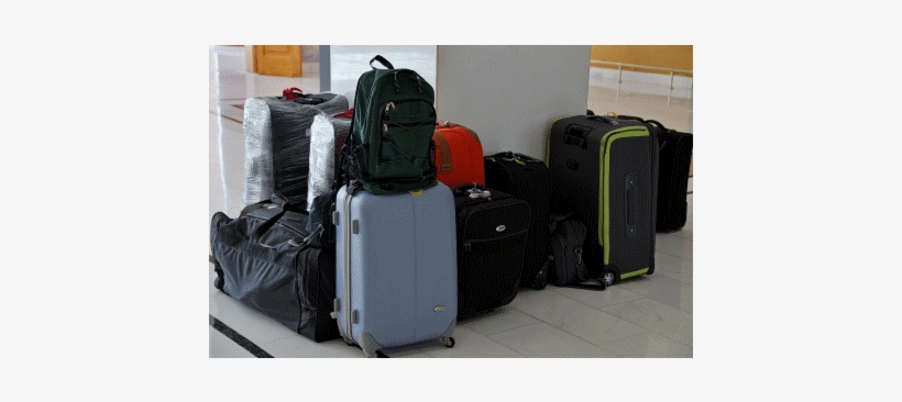 An Essential Guide To Travelling As An Oap - Suitcases At The Airport, transparent png download