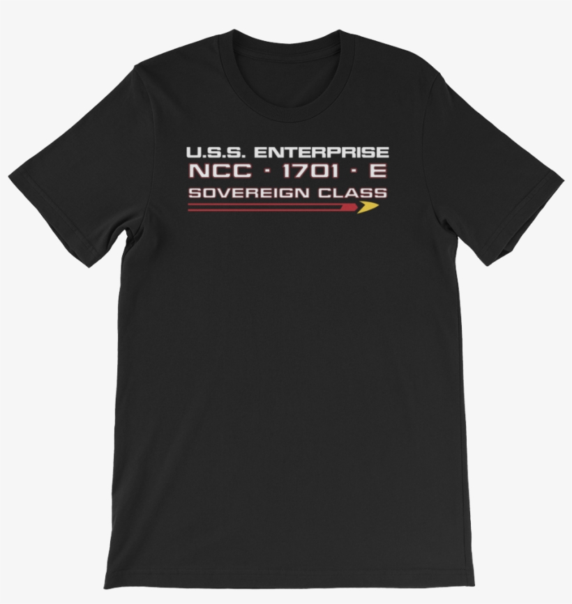 Star Trek - Uss Enterprise - 1701 - E - Men's T-shirt - Gucci Men T Shirt Black, transparent png download