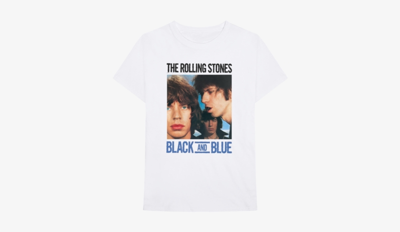 Black And Blue T-shirt - Black And Blue By The Rolling Stones Cd Album, transparent png download