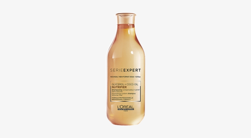 L'oreal Nutrifier Shampoo 300ml - L Oreal Serie Expert Nutrifier Shampoo, transparent png download