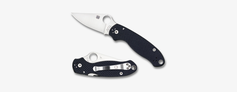 Image - Spyderco Para 3 In Carbon Fiber, transparent png download