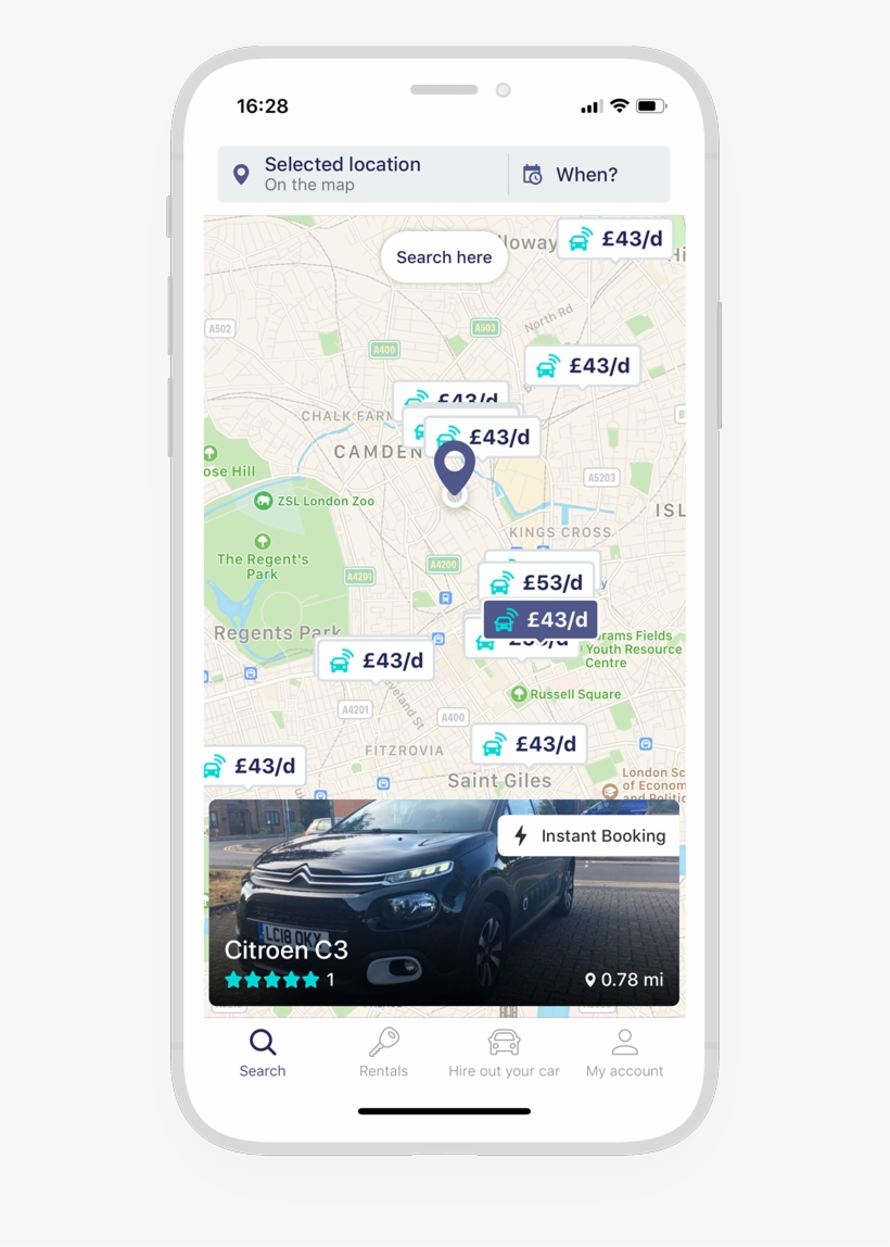Map Listing - Iphone, transparent png download