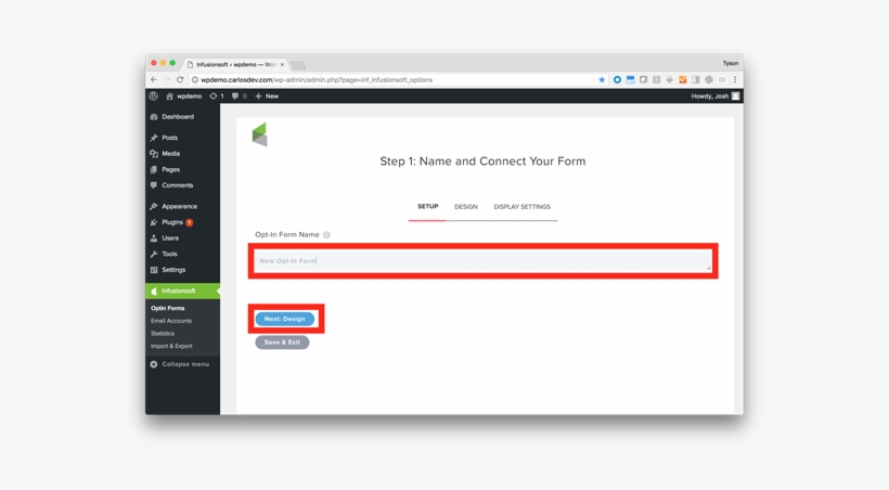 Button To Advance To Styling Your Opt In Form Or Click - Portable Network Graphics, transparent png download