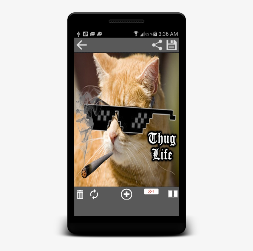 Thug Life Photo Maker Editor لقطة للشاشة 1 - Thug Life, transparent png download