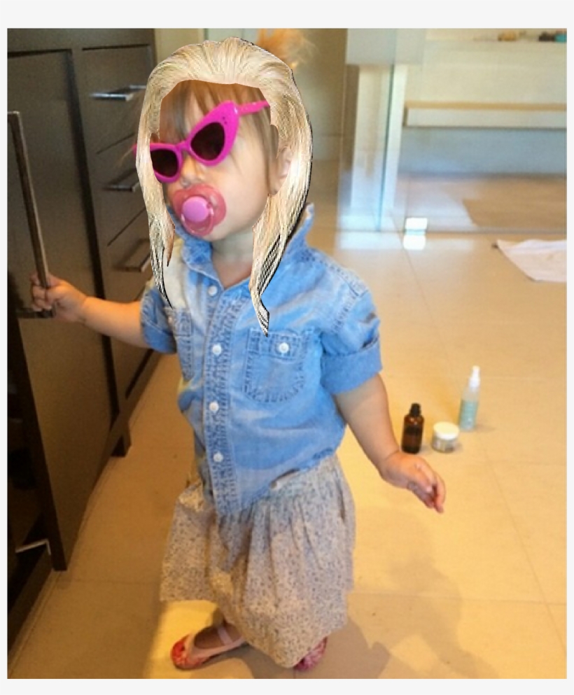 This Is Not The First Picture Of The Fabulous Miss - Penelope Disick 2 Years Old, transparent png download