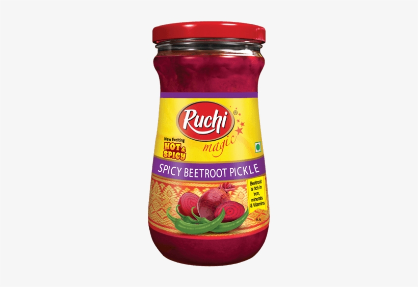 Ruchi Beetroot - Ruchi Garlic Pickle, transparent png download
