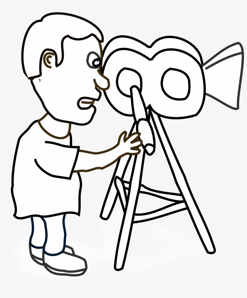 Video-cameraman - Clipart Film Maker, transparent png download