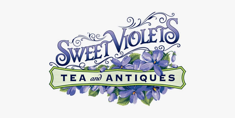 Logo For Sweet Violets Tea & Antiques - Logo, transparent png download