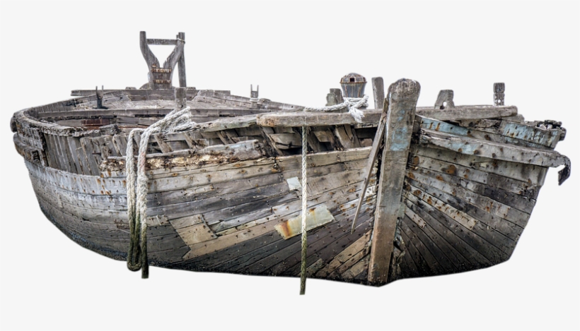 Wood Boat Png Image - Barco Velho Png, transparent png download