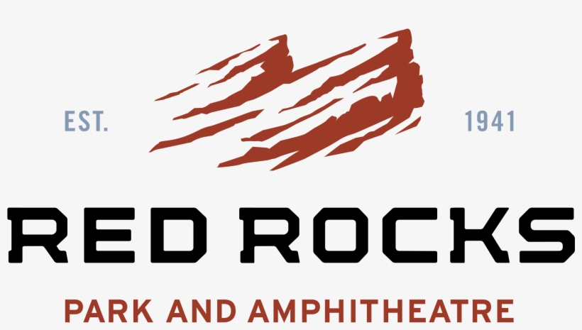 Red Rocks Logo Png Transparent - Red Rocks Amphitheater Logo, transparent png download