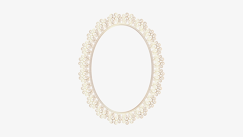 Kaz Creations Deco Border Oval Frames Frame - Art, transparent png download