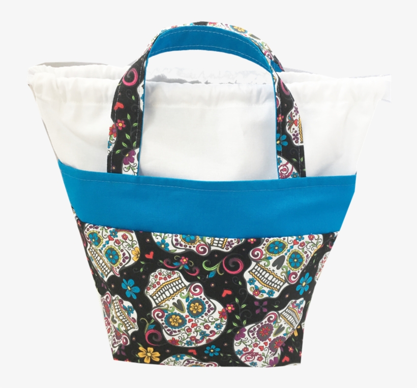 Sugar Skull Sock Pop Up Project Bag - Zipper Bag Pouch Clutch Bag Day, transparent png download