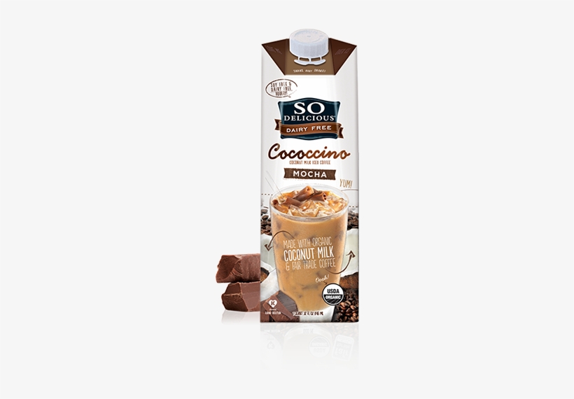 Cococcino Mocha - So Delicious Cococcino Latte Coconut Milk Coffee Drink, transparent png download