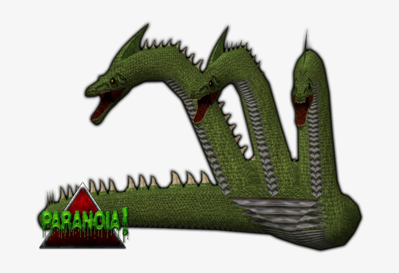 Hydra Paranoia By Budhiindra-d59w54s - Mothman Zoo Tycoon 2, transparent png download