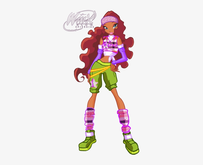 Layla Excercise - Winx Club Layla Dance, transparent png download