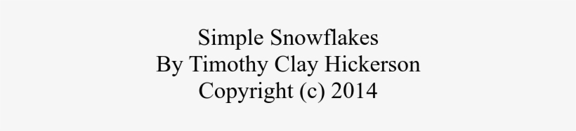 Simple Snowflakes - Ivory, transparent png download