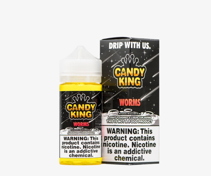 Candy King Ejuice - Candy King Worms, transparent png download