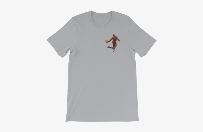 Lebron "tomahawk" Dunk - T-shirt, transparent png download