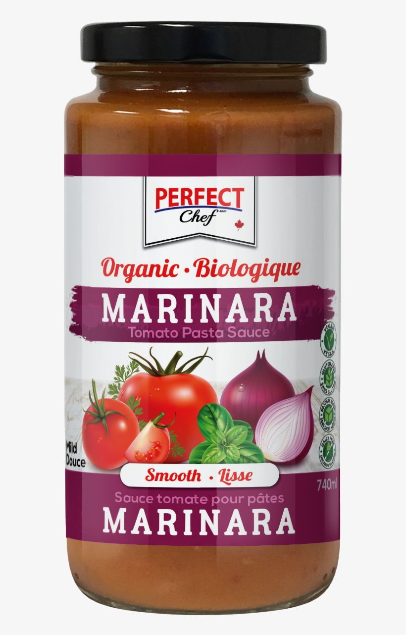 Perfect Chef Organic Marinara Tomato Pasta Sauce - Pasta, transparent png download