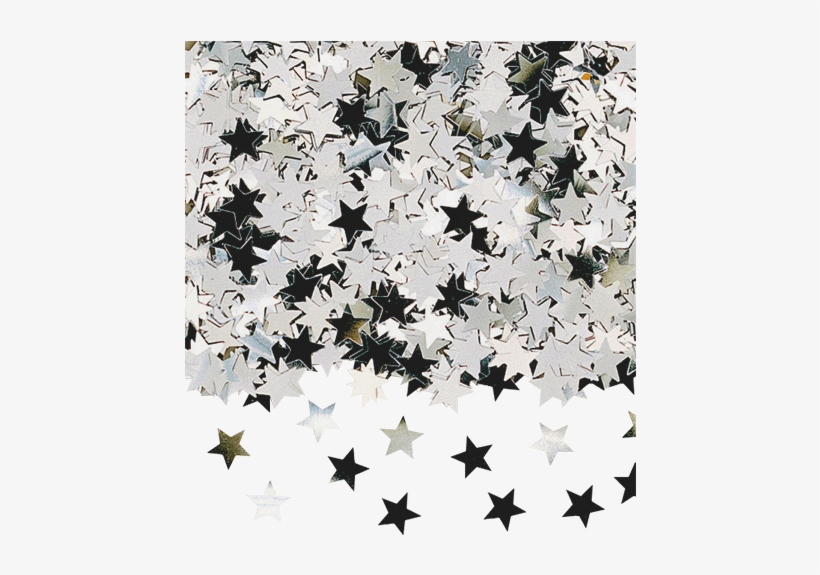 Stjerne Konfetti I Sølv - Amscan 9900490 14 G Stardust Metallic Confetti, transparent png download