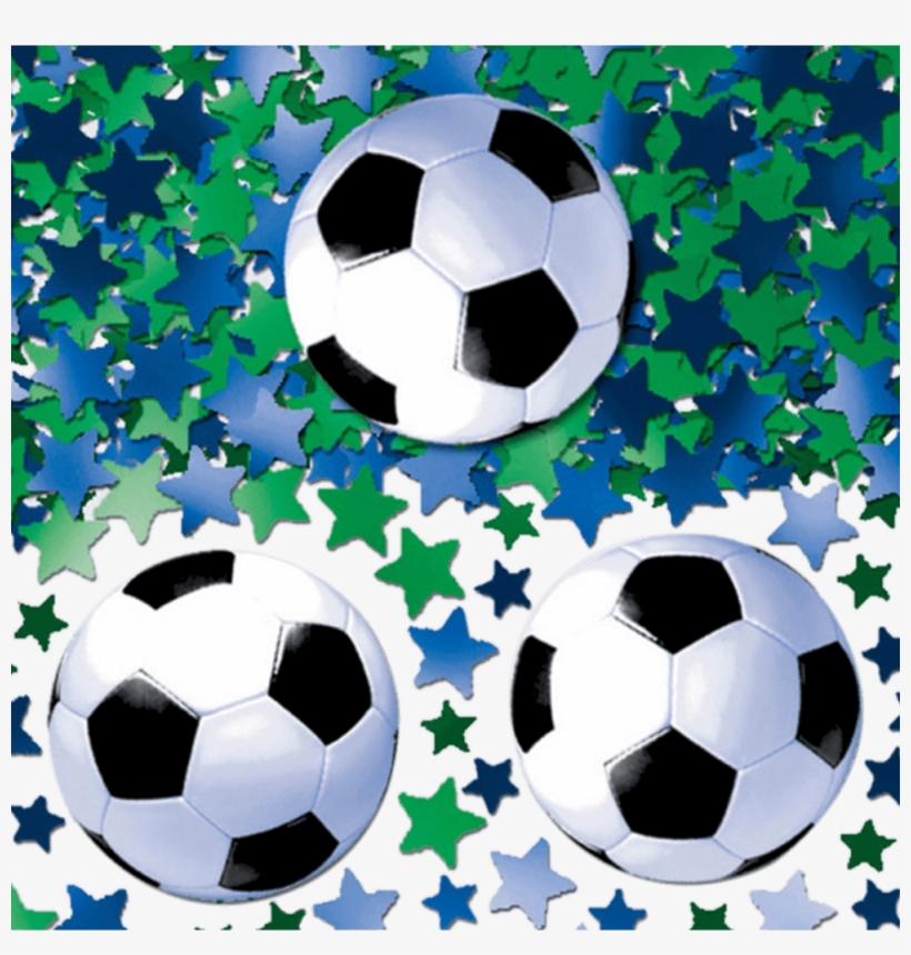 Konfetti - Fodbold - 14 Gram - Konfetti Med Fodbold - Amscan International Confetti Football/ Soccer, transparent png download