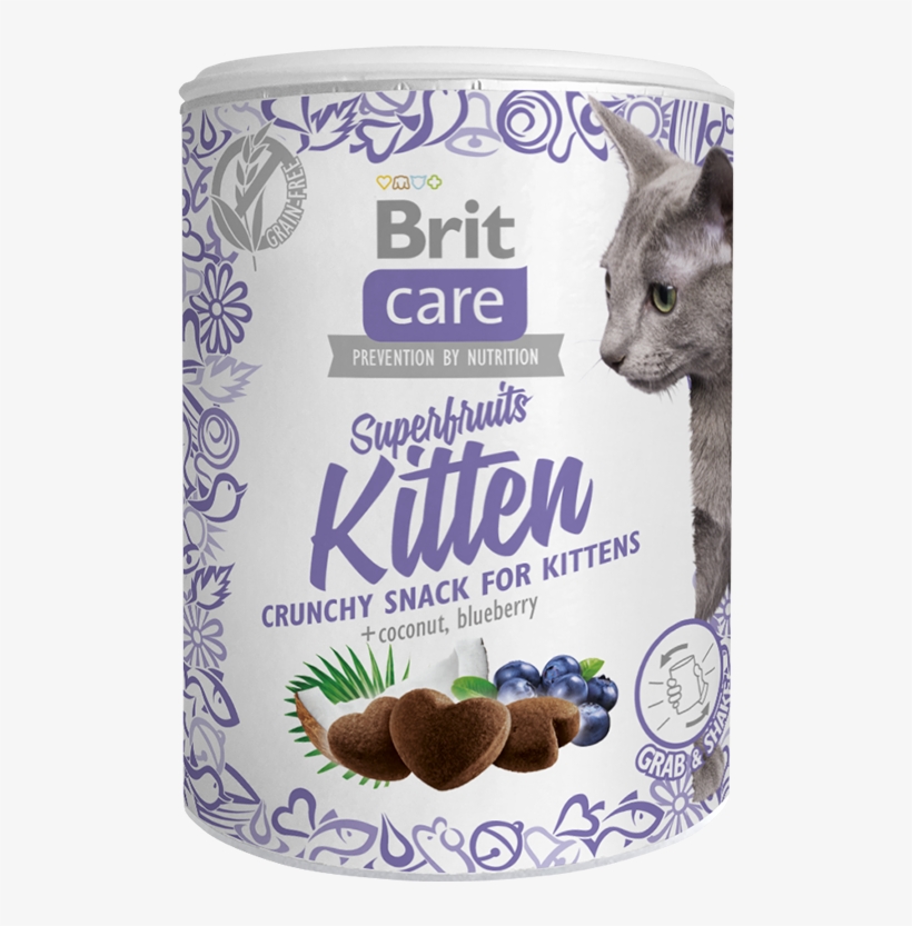 Brit Care Cat Snack Superfruits Kitten - Brit Care Przysmaki Dla Kota, transparent png download
