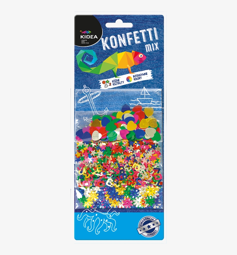 Konfetti Mix - Derform, Kidea, Jumbo, Pisaki W Pudełku, 12 Kolorów, transparent png download